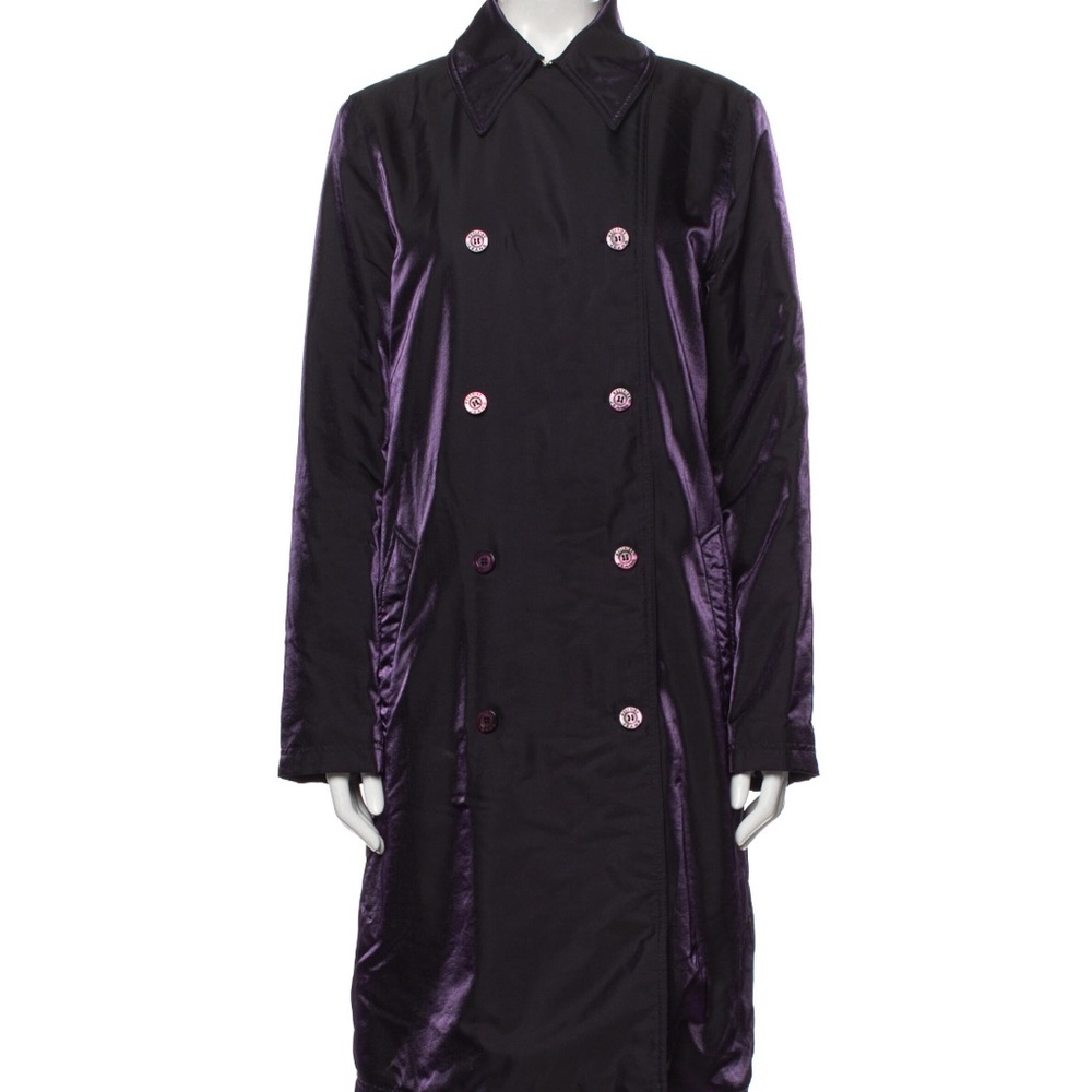 Moschino Purple Women’s  Trendy Trench Coat Size Large